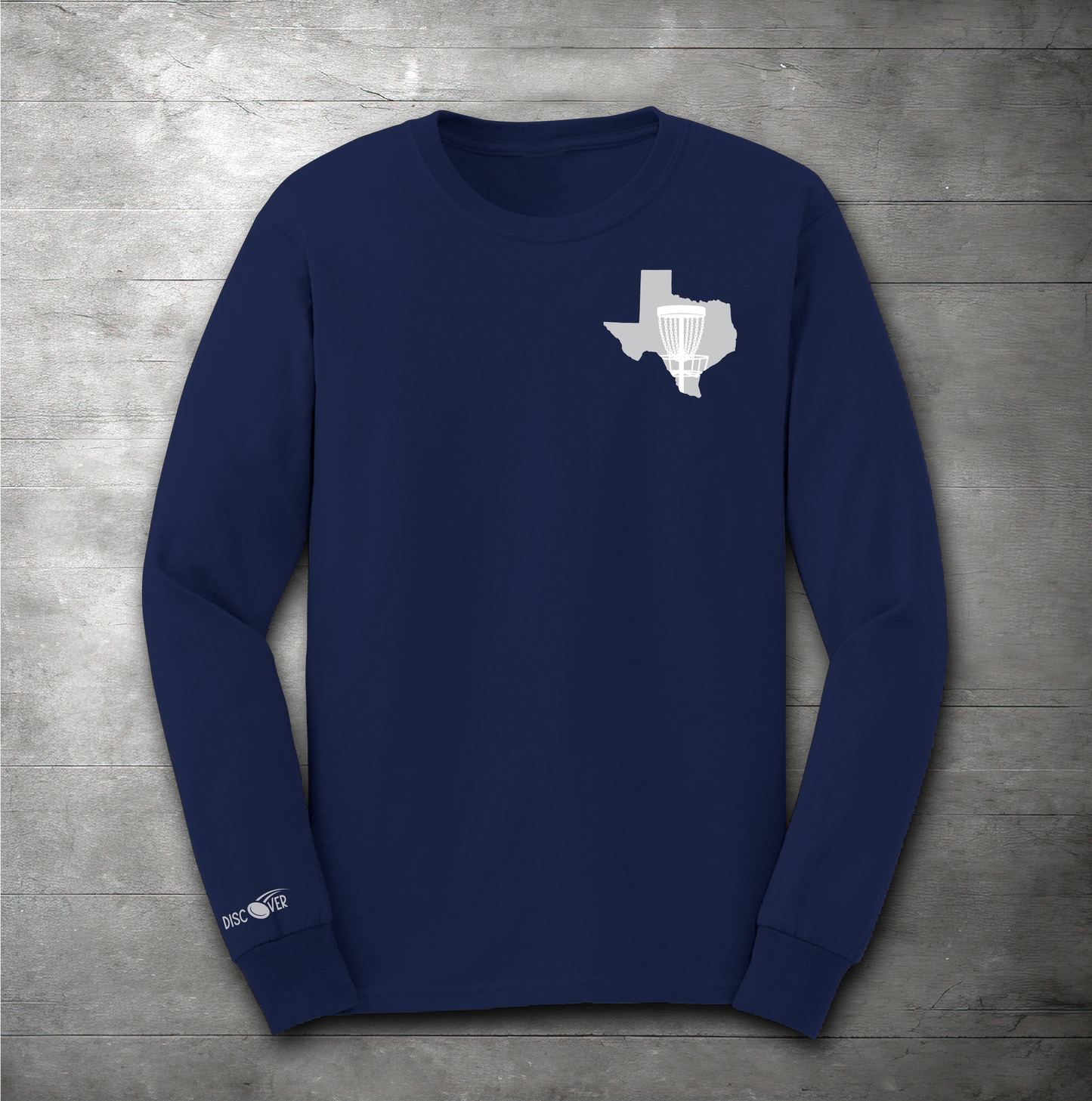 Texas State Basket Disc Golf Long Sleeve