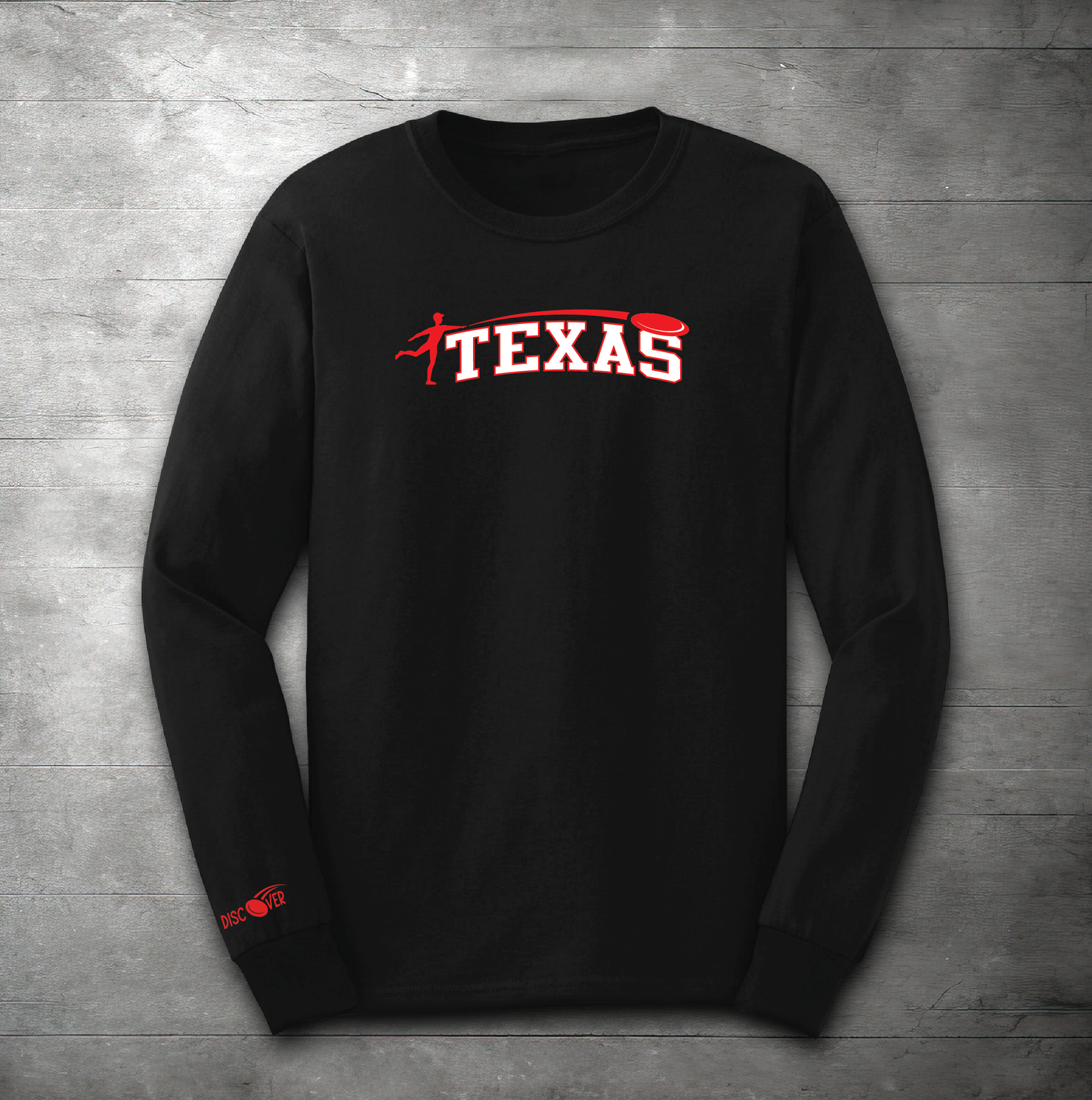 Texas State Throw Disc Golf Long Sleeve