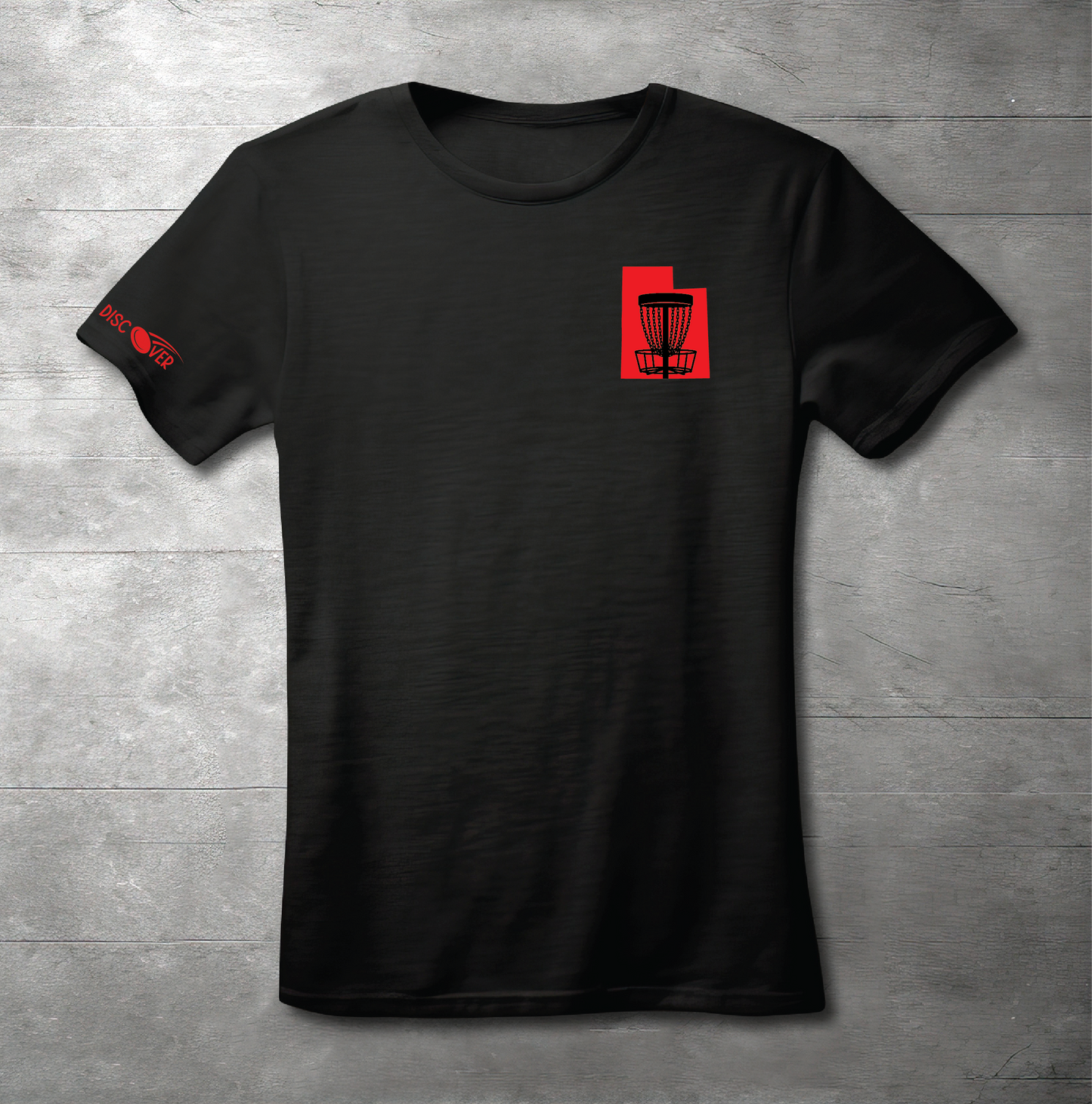 Utah State Basket Disc Golf T-shirt