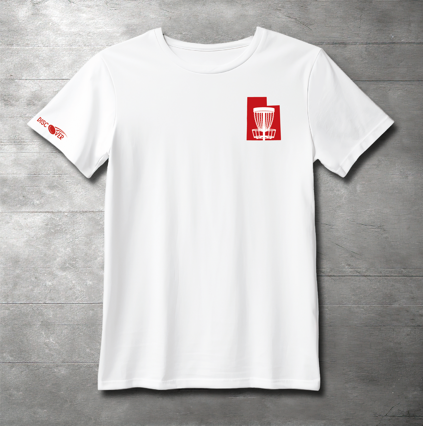 Utah State Basket Disc Golf T-shirt