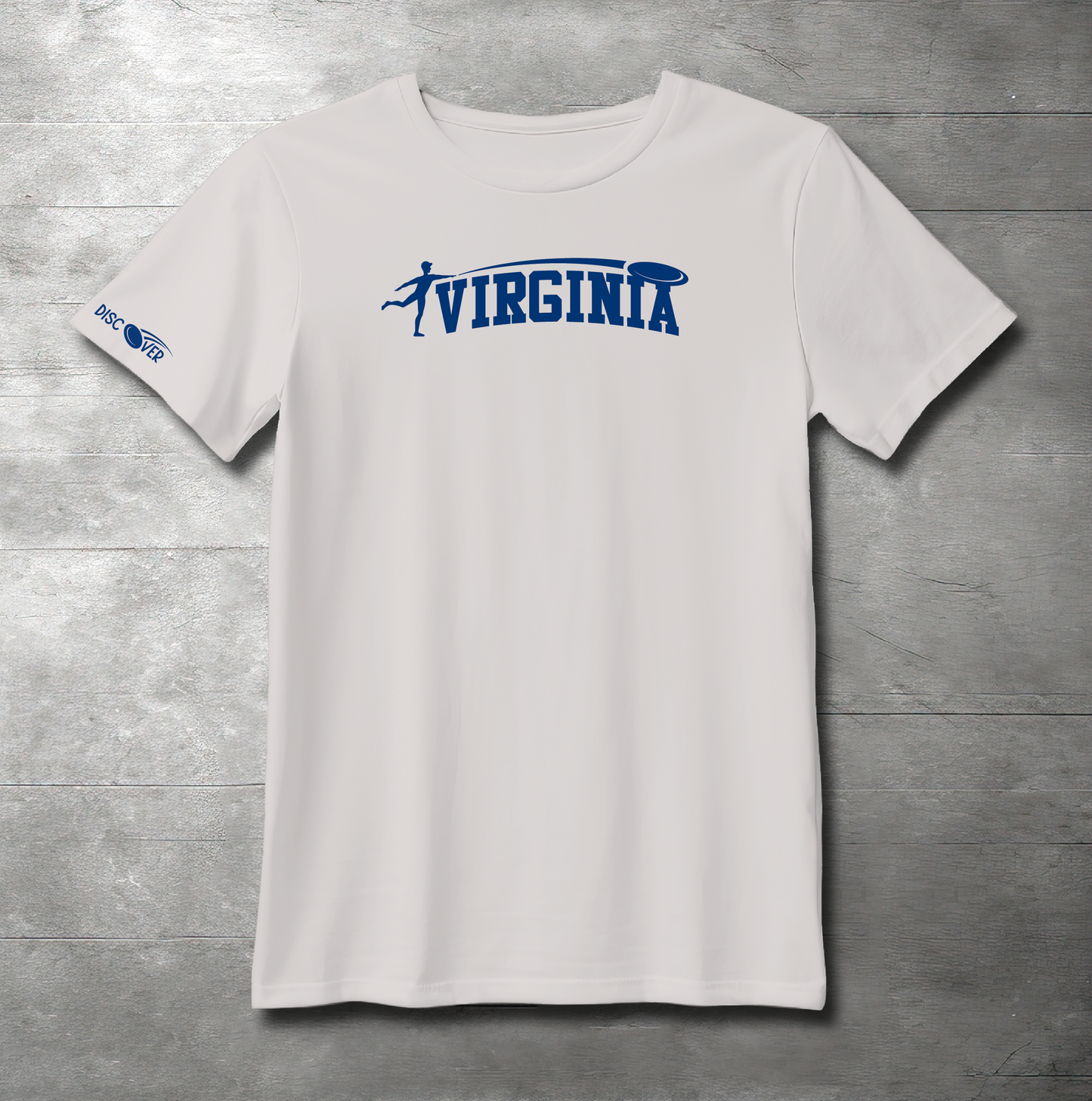 Virginia State Throw Disc Golf T-shirt