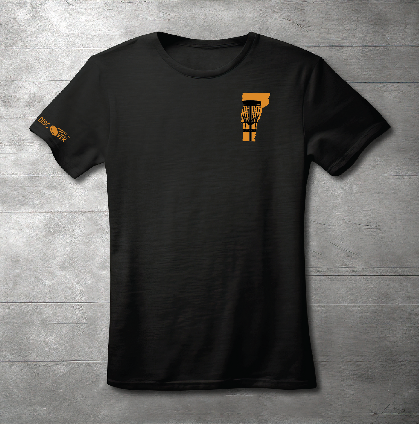 Vermont State Basket Disc Golf T-shirt