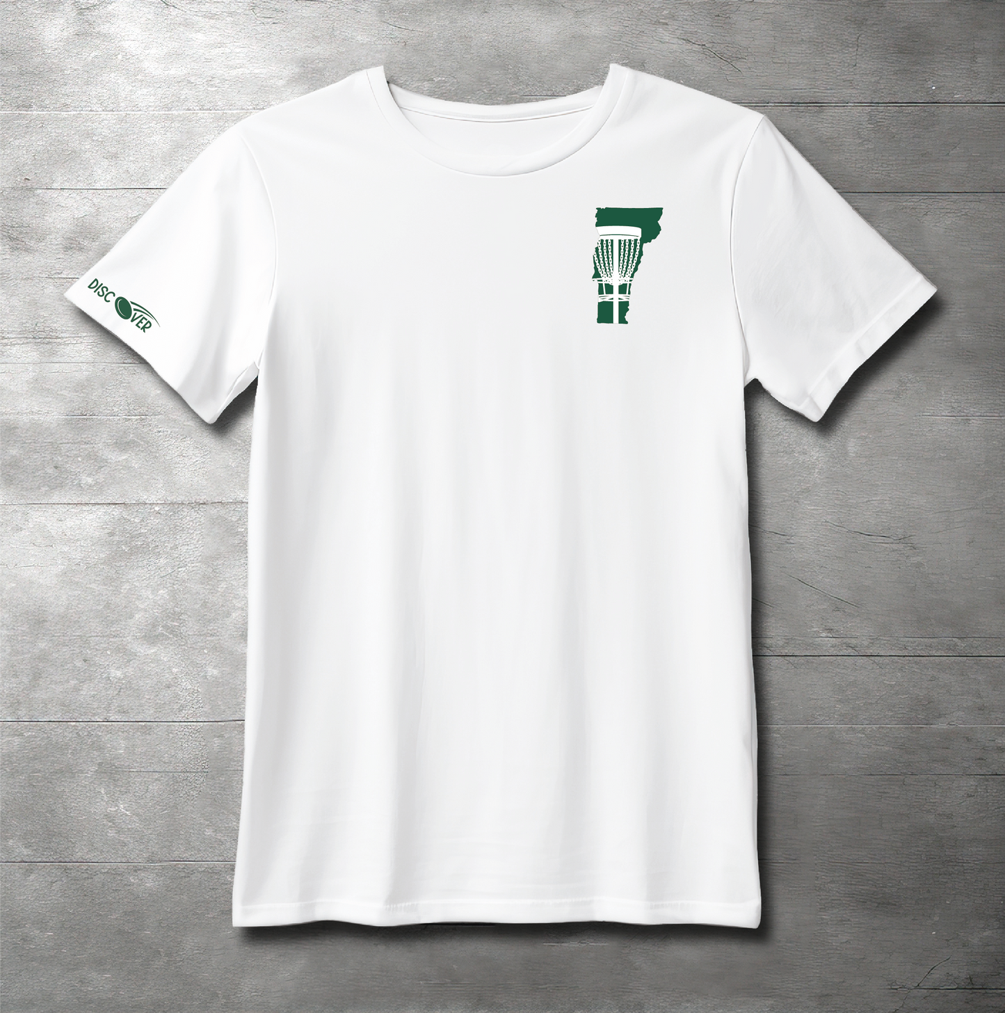 Vermont State Basket Disc Golf T-shirt