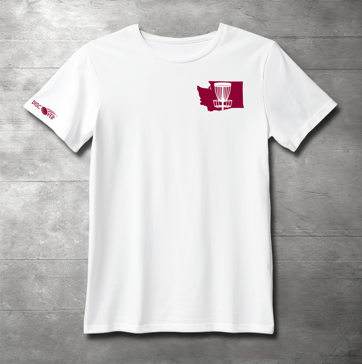 Washington State Basket Disc Golf T-shirt