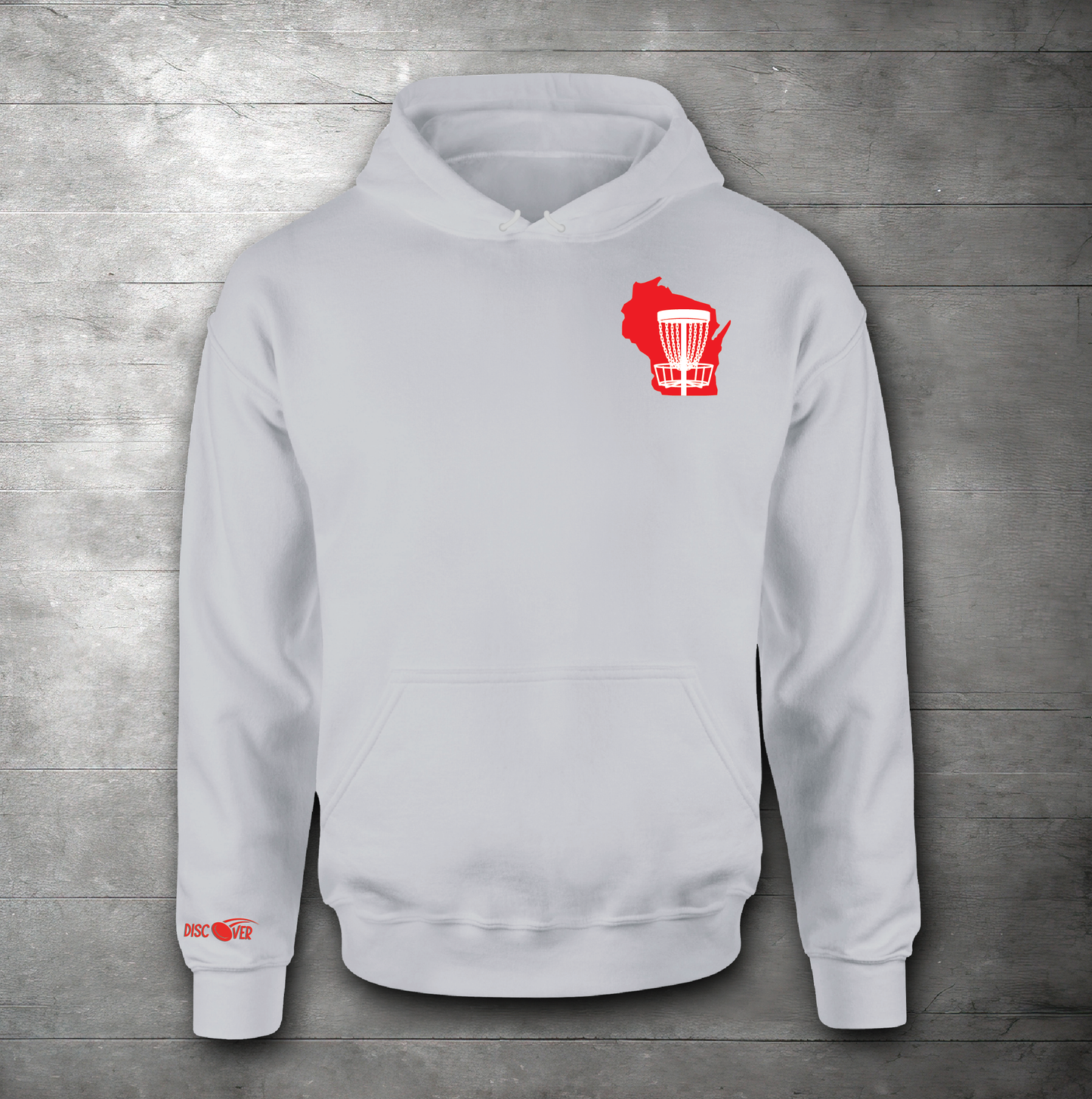 Wisconsin State Basket Disc Golf Sweatshirt
