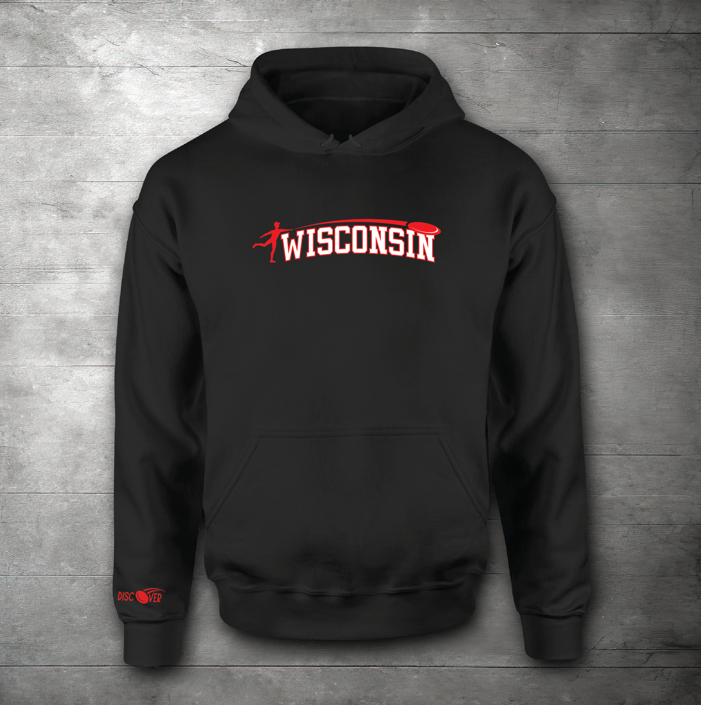 Wisconsin State Throw Disc Golf Sweatshirt