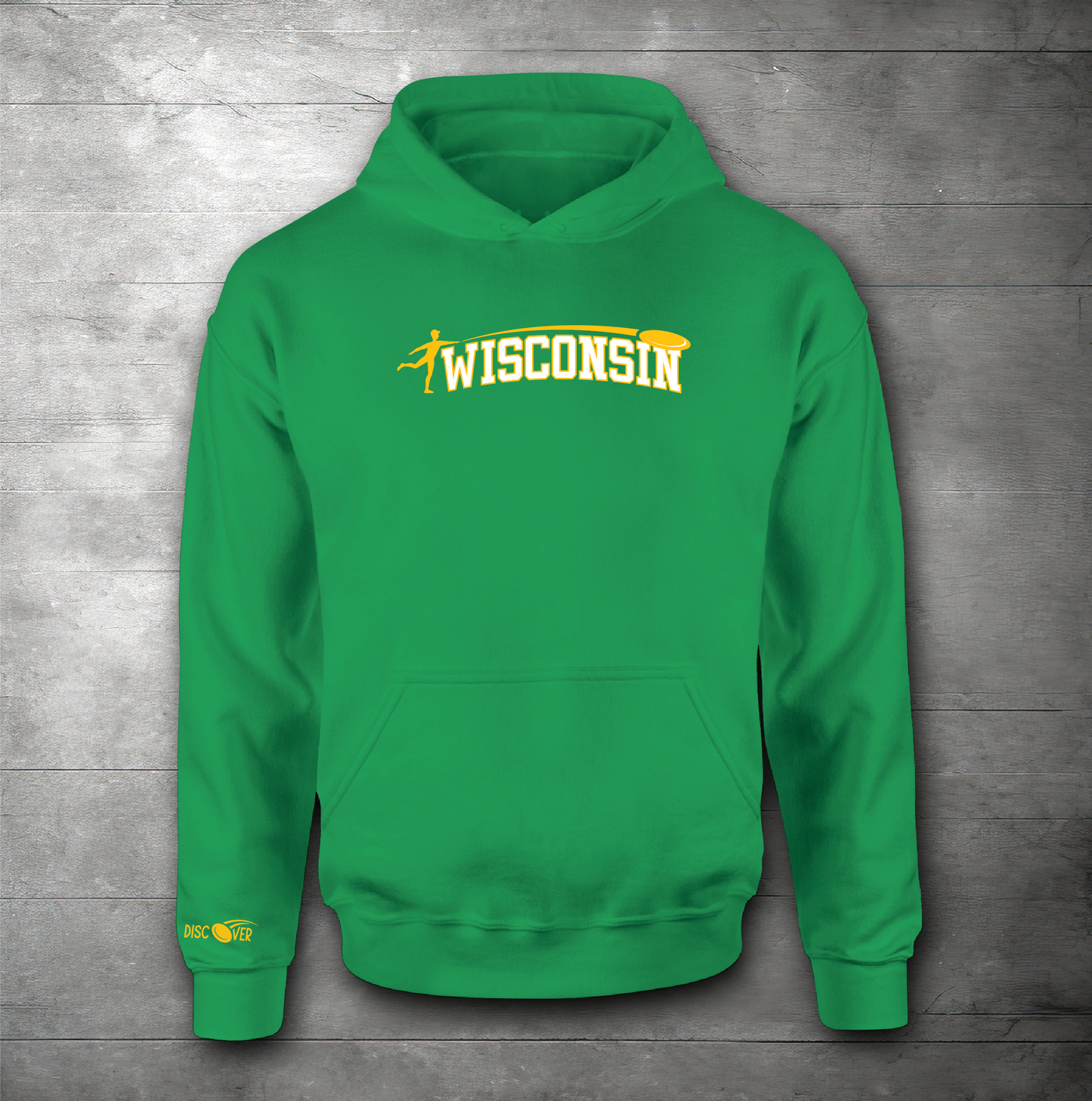 Wisconsin State Throw Disc Golf Sweatshirt