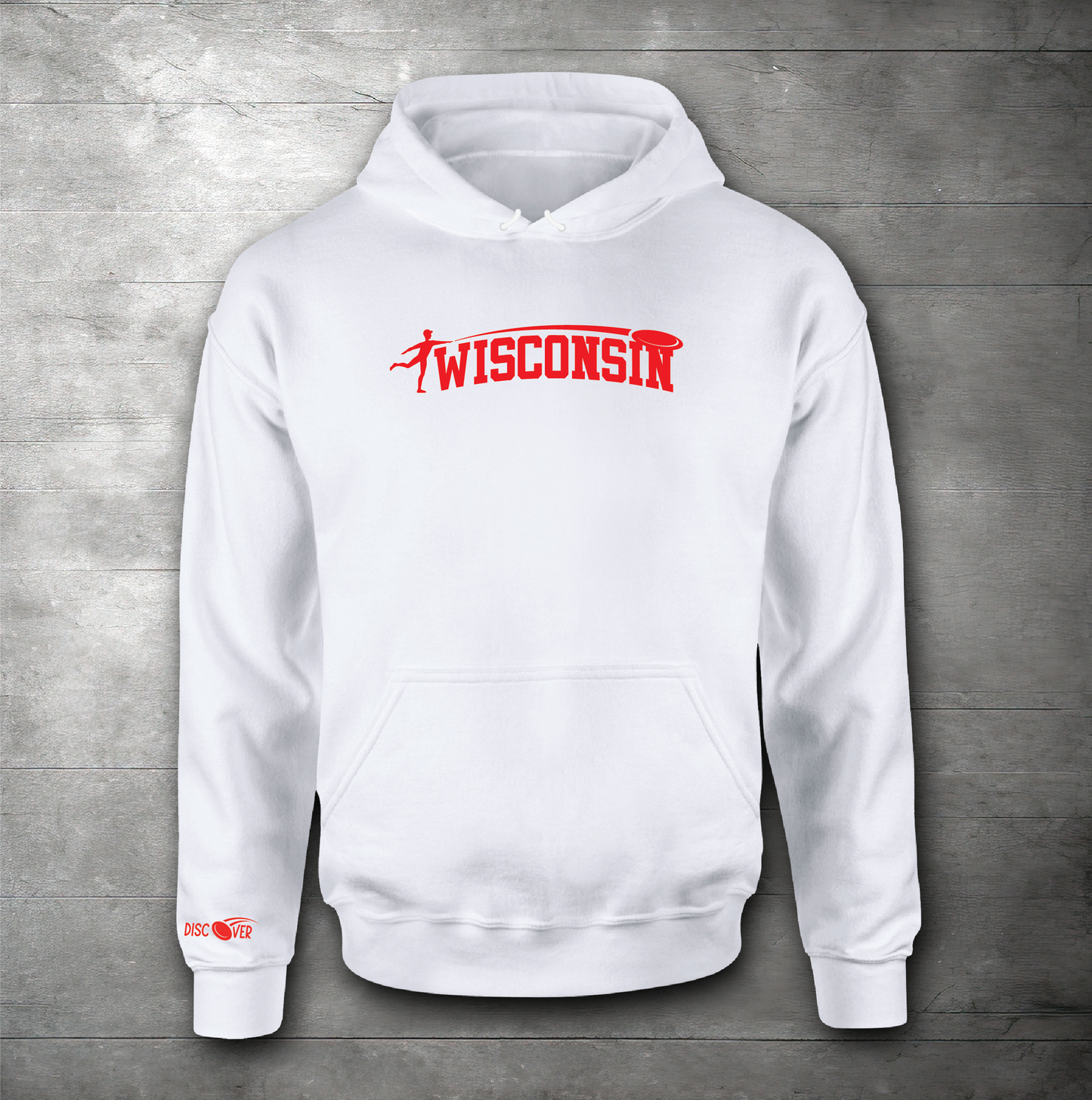Wisconsin State Throw Disc Golf Sweatshirt
