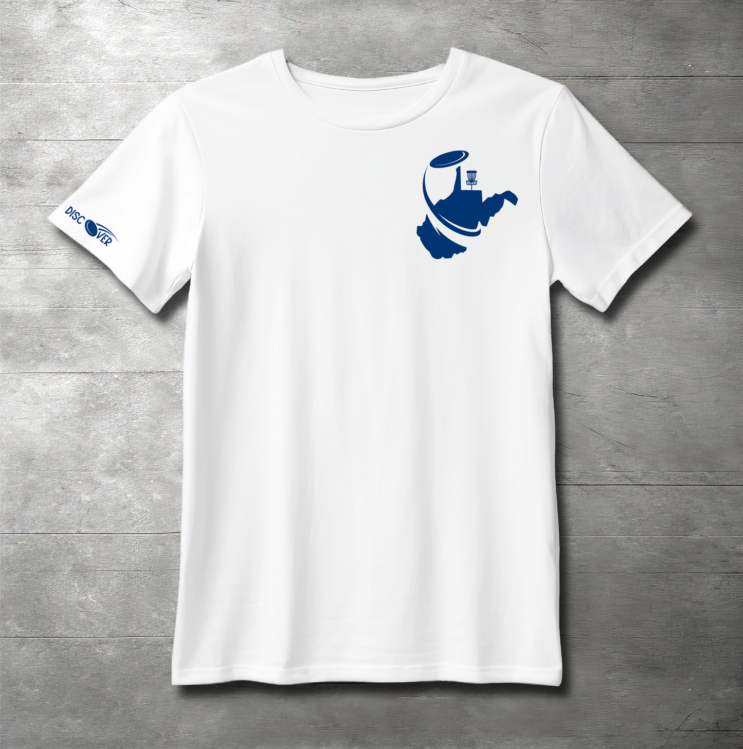West Virginia State Disc Golf T-shirt