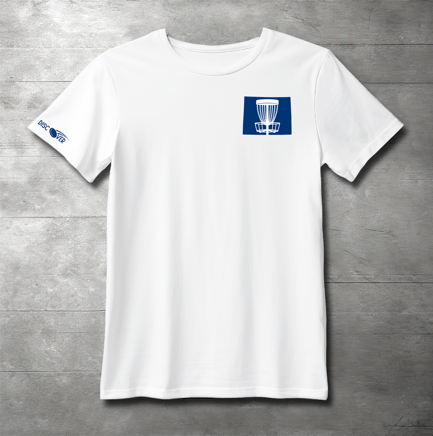 Wyoming State Basket Disc Golf T-shirt