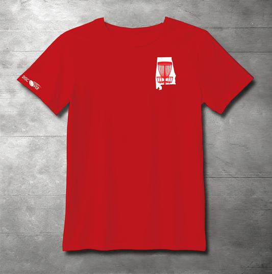 Alabama State Basket Disc Golf T-shirt