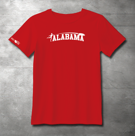 Alabama State Throw Disc Golf T-shirt