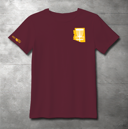 Arizona State Basket Disc Golf T-shirt