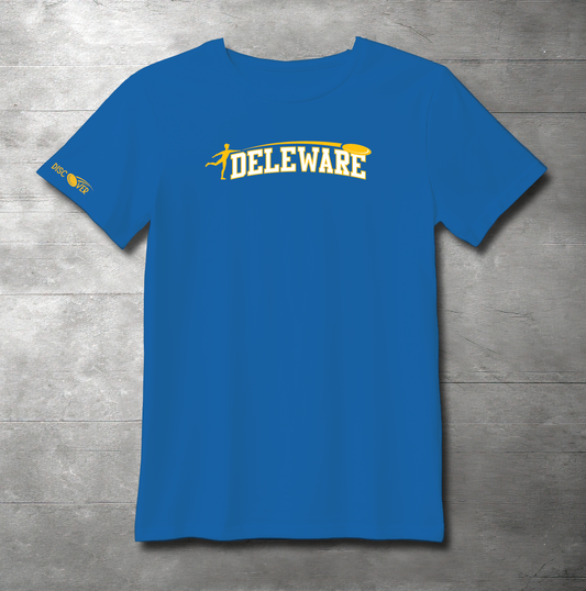 Delaware State Throw Disc Golf T-shirt