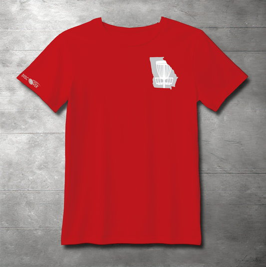 Georgia State Basket Disc Golf T-shirt