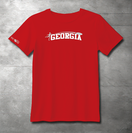 Georgia State Throw Disc Golf T-shirt