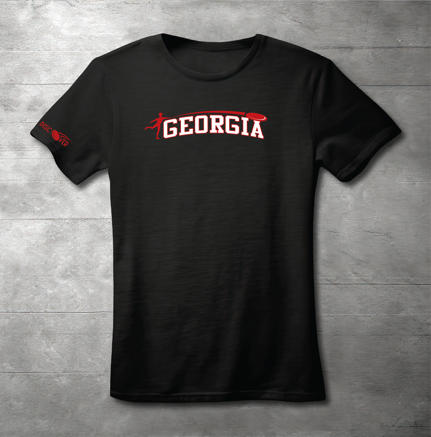 Georgia State Throw Disc Golf T-shirt