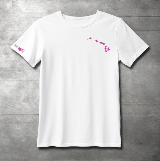Hawaii State Basket Disc Golf T-shirt