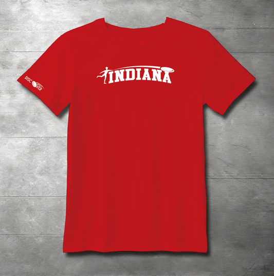 Indiana State Throw Disc Golf T-shirt