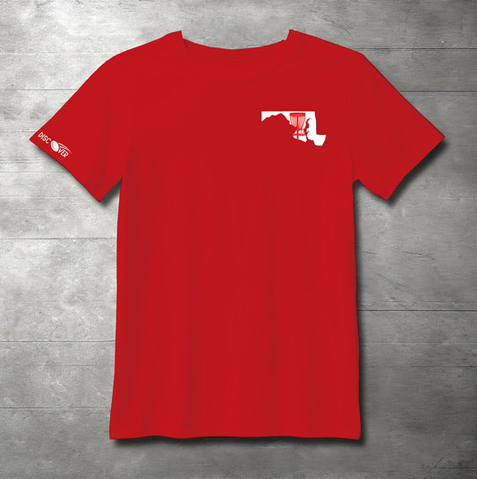 Maryland State Basket Disc Golf T-shirt