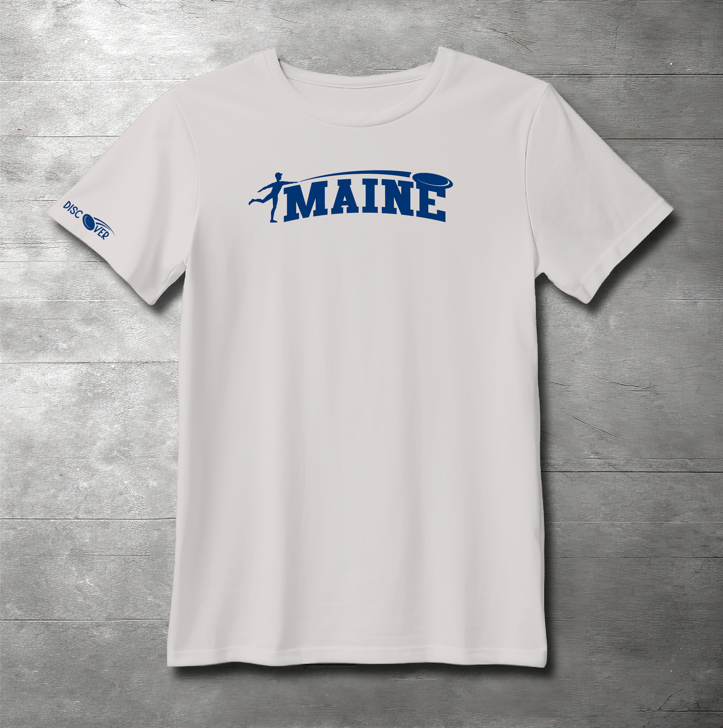 Maine State Throw Disc Golf T-shirt