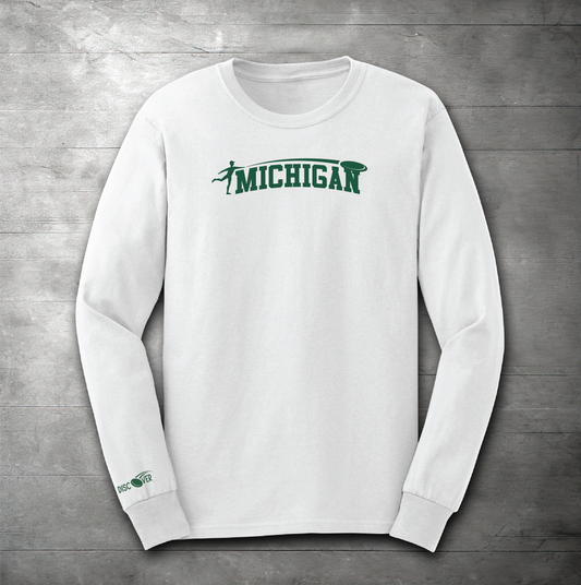 Michigan State Throw Disc Golf Long Sleeve