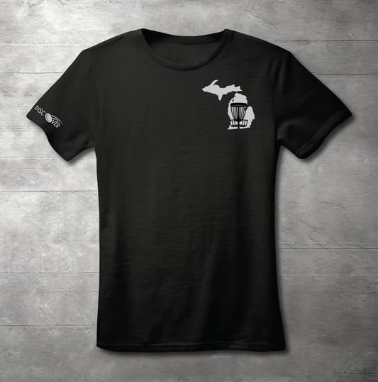Michigan State Basket Disc Golf T-shirt