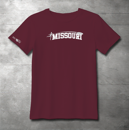 Missouri State Throw Disc Golf T-shirt