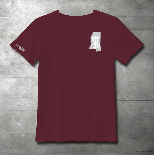 Mississippi State Basket Disc Golf T-shirt