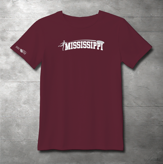 Mississippi State Throw Disc Golf T-shirt