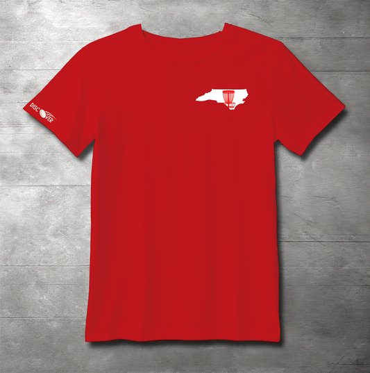 North Carolina State Basket Disc Golf T-shirt