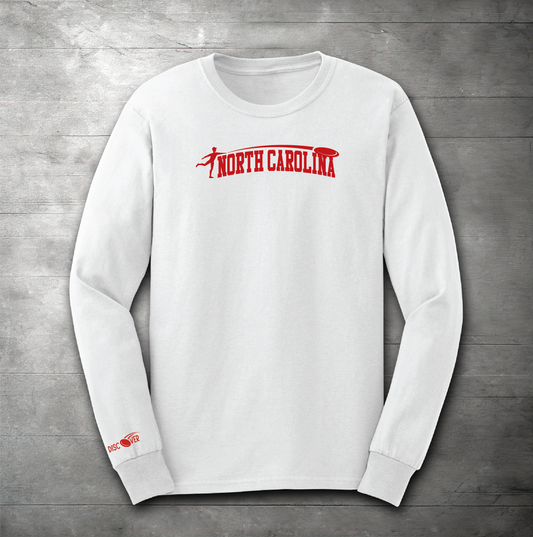 North Carolina State Throw Disc Golf Long Sleeve