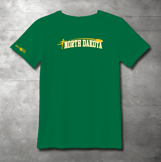North Dakota State Throw Disc Golf T-shirt