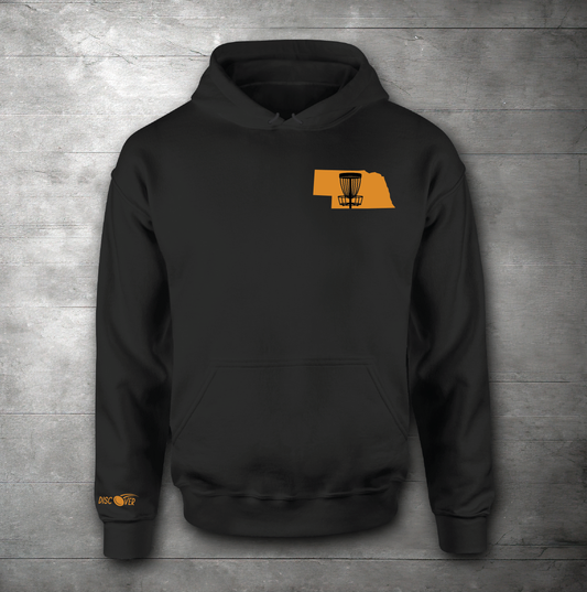 Nebraska State Basket Disc Golf Sweatshirt