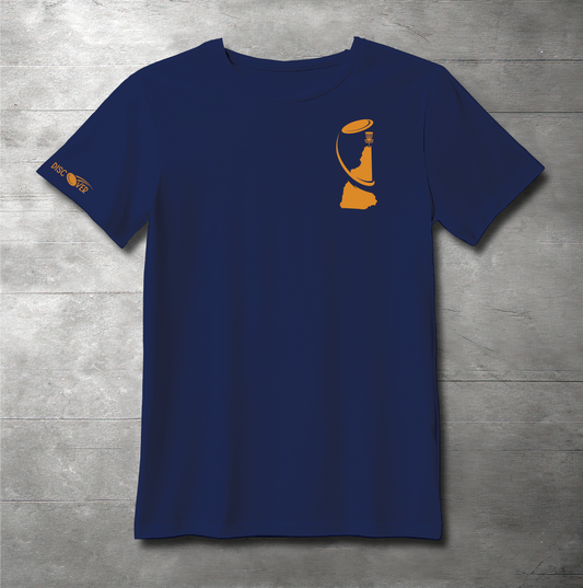 New Hampshire State Disc Golf T-shirt