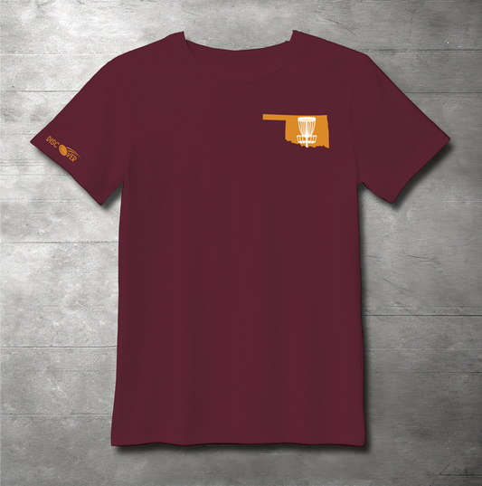 Oklahoma State Basket Disc Golf T-shirt