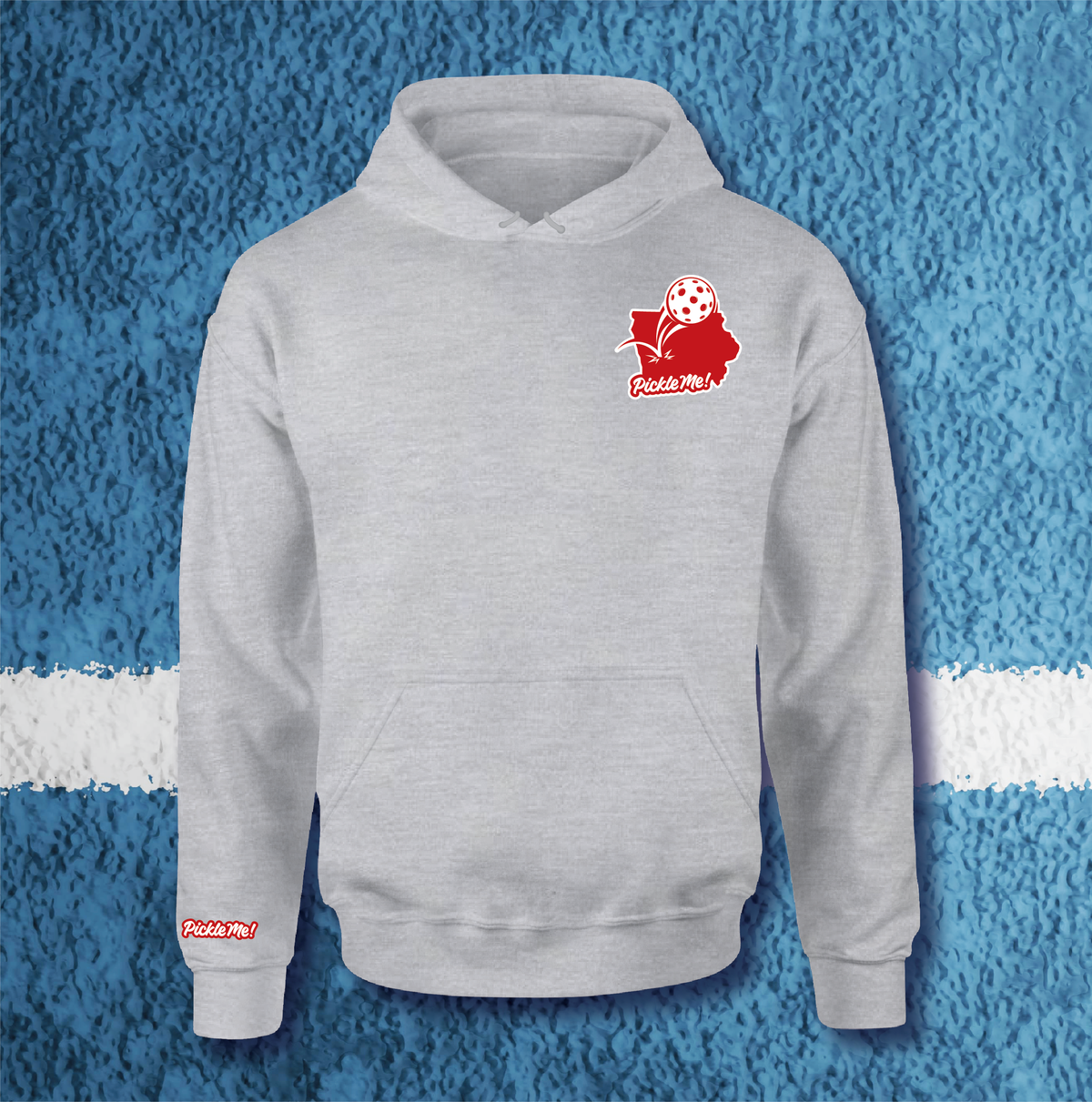 Pickle Me Iowa Grey Sweatshirt