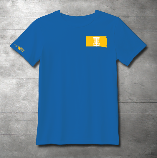 South Dakota State Basket Disc Golf T-shirt