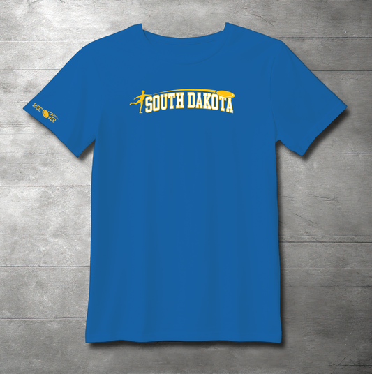 South Dakota State Throw Disc Golf T-shirt