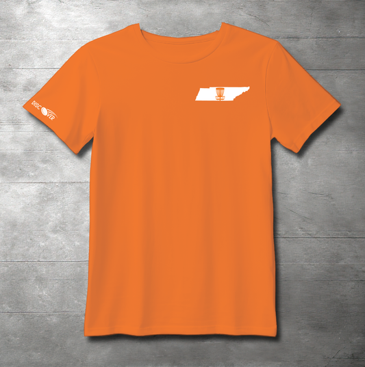 Tennessee State Basket Disc Golf T-shirt