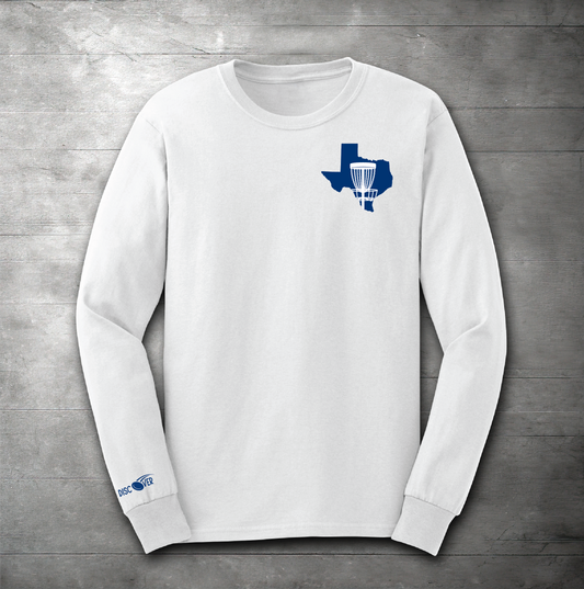 Texas State Basket Disc Golf Long Sleeve