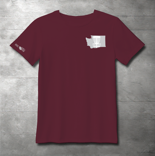 Washington State Basket Disc Golf T-shirt