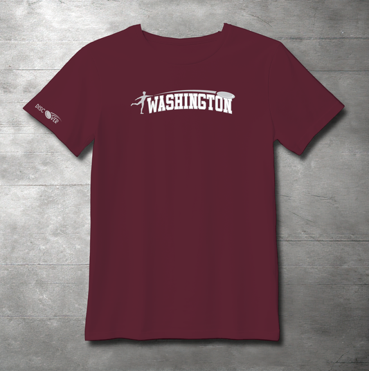 Washington State Throw Disc Golf T-shirt
