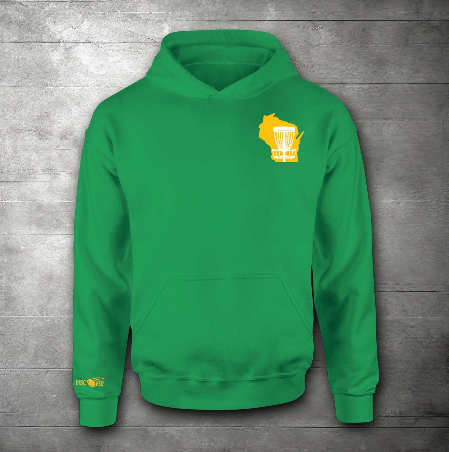 Wisconsin State Basket Disc Golf Sweatshirt