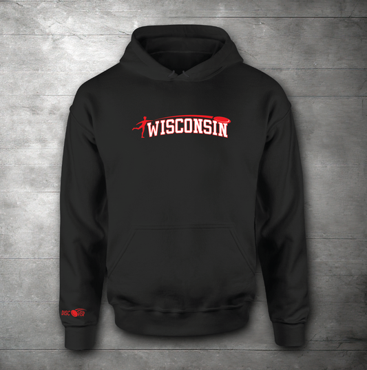 Wisconsin State Throw Disc Golf Sweatshirt