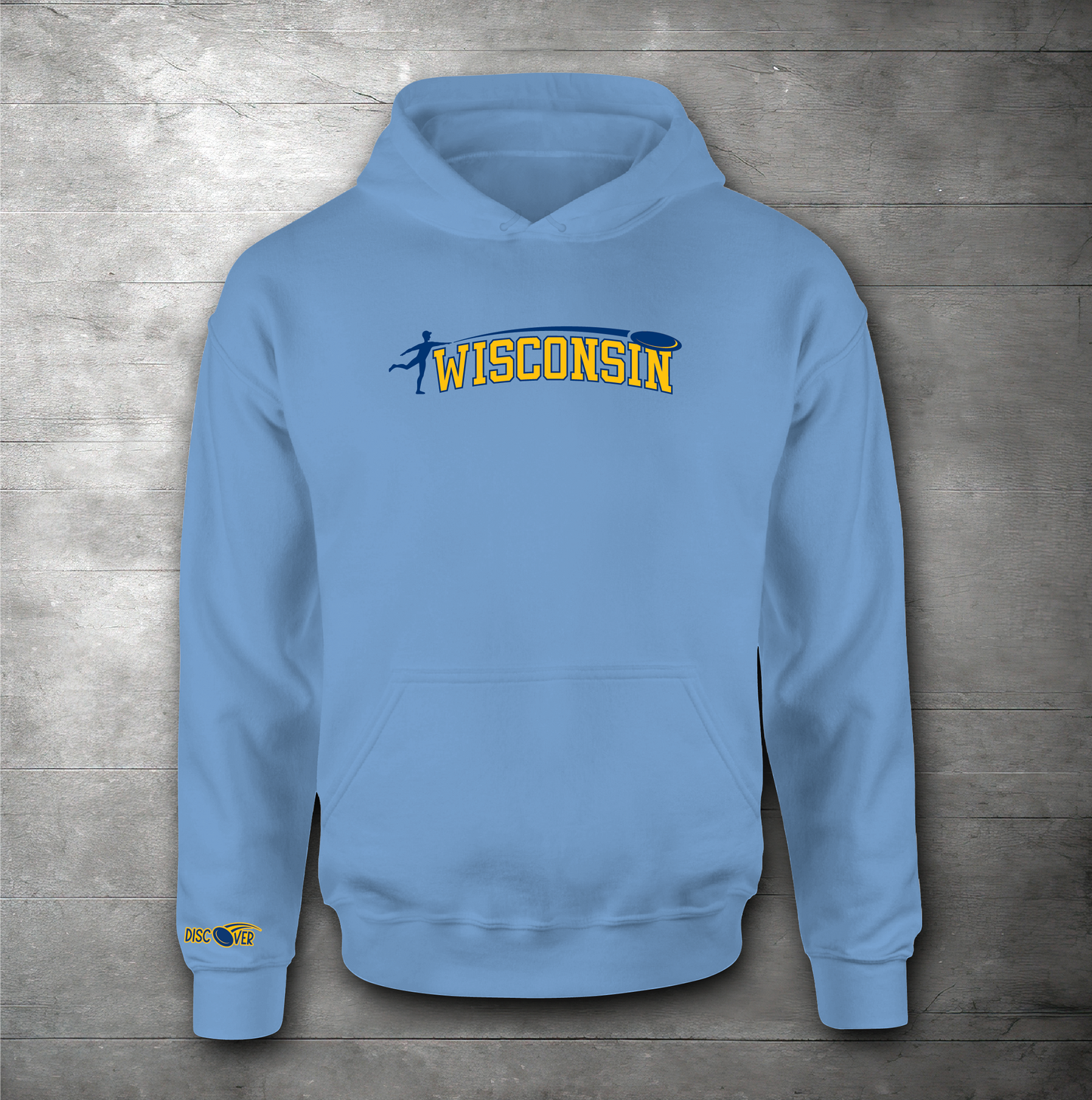 Wisconsin State Throw Disc Golf Sweatshirt