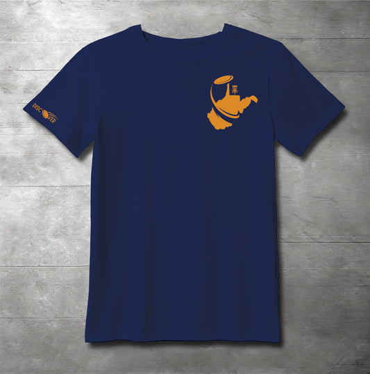 West Virginia State Disc Golf T-shirt